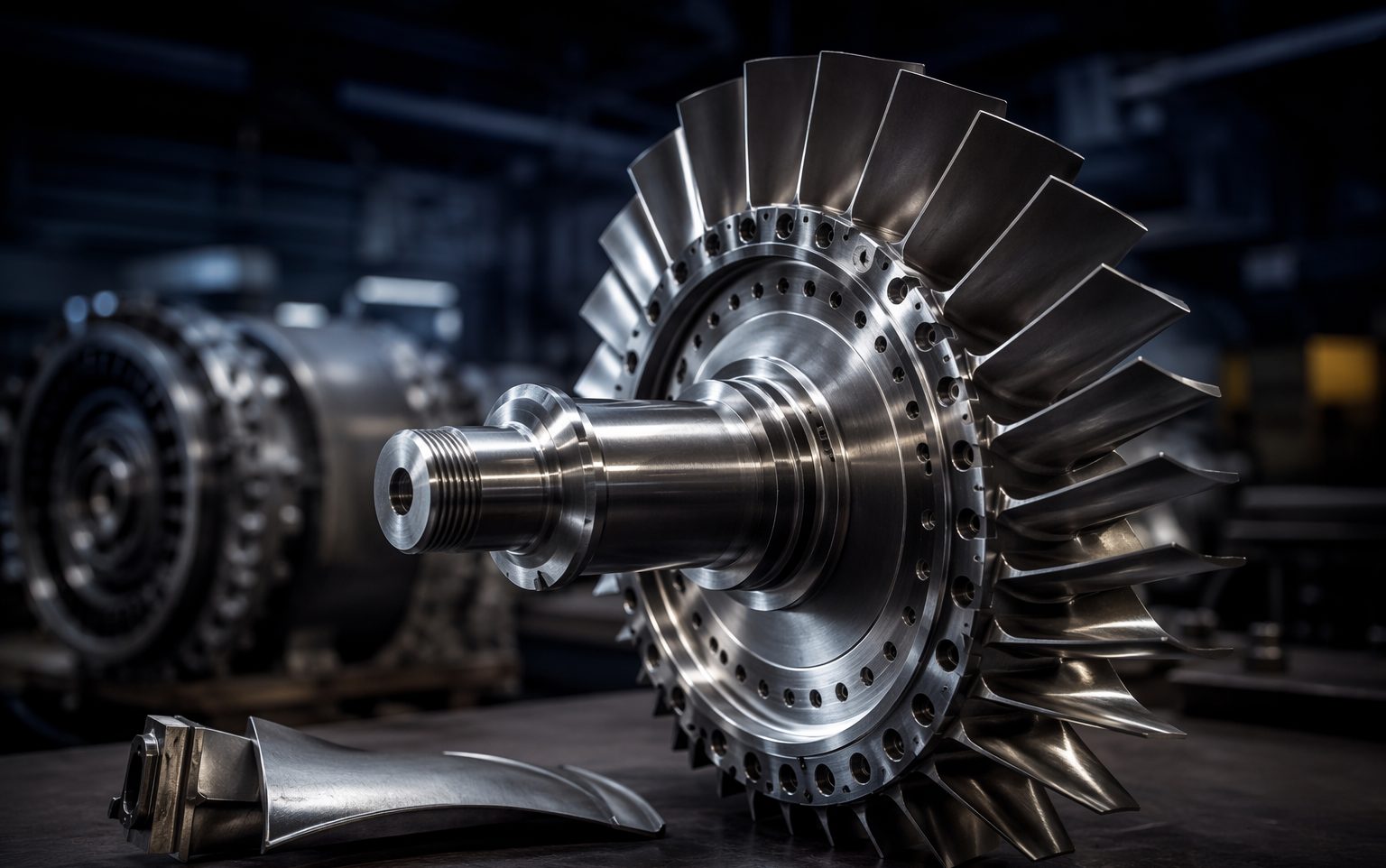 Aerospace turbine components in nickel superalloy